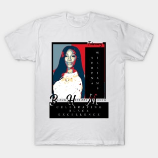 Serena Williams Black History Month Icon T-Shirt